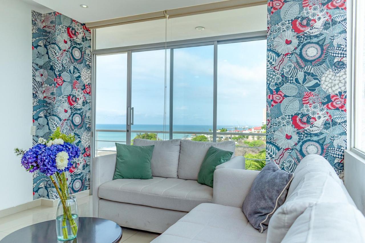 15 ACQUALINA OCEAN VIEW&POOL 2 Dormitorios 1 bano Capacidad 7 personas Barrio Umina Manta Exterior foto