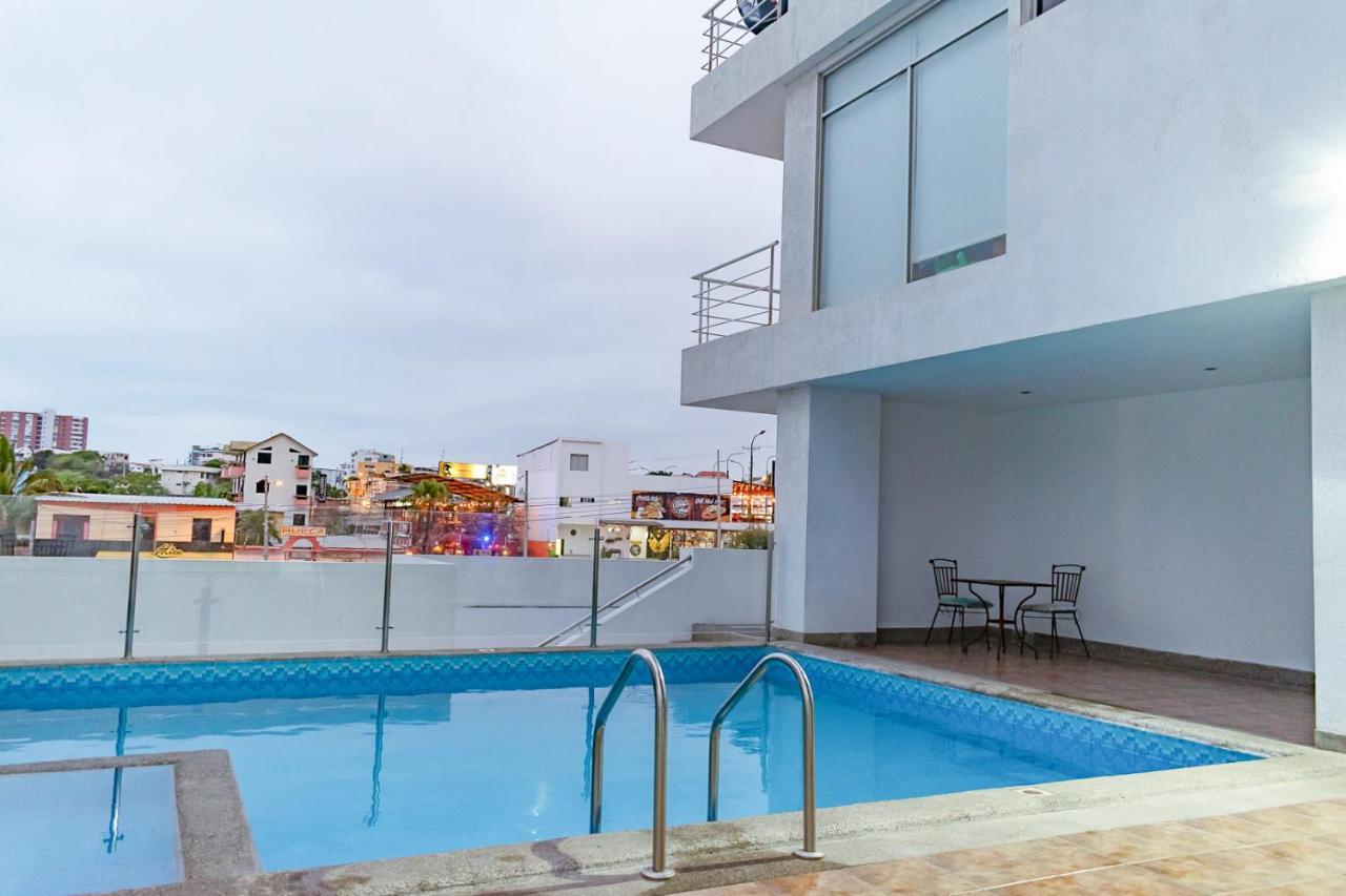 15 ACQUALINA OCEAN VIEW&POOL 2 Dormitorios 1 bano Capacidad 7 personas Barrio Umina Manta Exterior foto